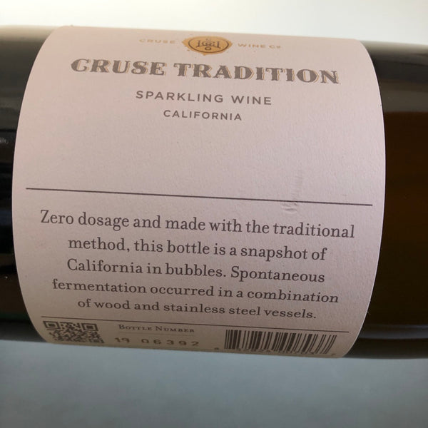 NV Cruse Wine Co Tradition Sparkling Wine