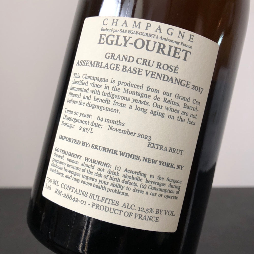 NV Egly-Ouriet Extra Brut Rosé Grand Cru Champagne, France