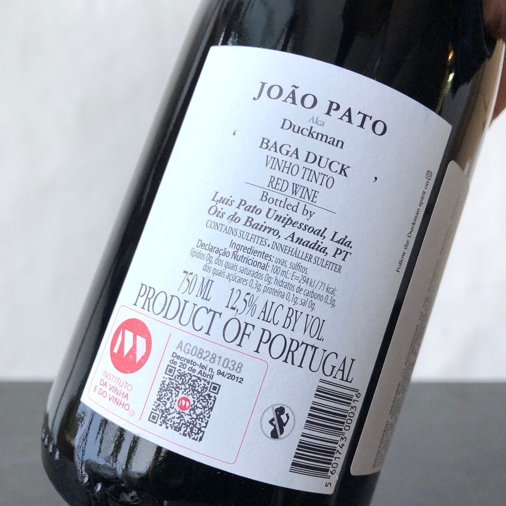 NV João Pato aka Duckman ‘Baga Duck’ Vinho Tinto, Bairrada, Portugal