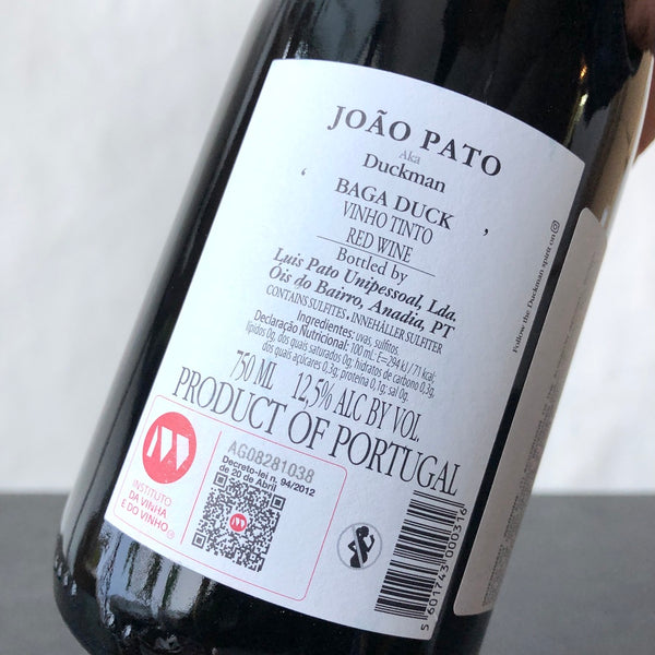 NV João Pato aka Duckman ‘Baga Duck’ Vinho Tinto, Bairrada, Portugal