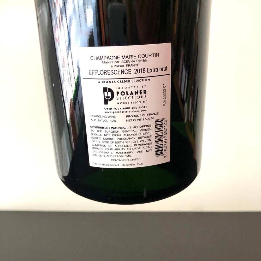 NV Marie Courtin, Efflorescence Extra Brut (2018) 1.5L, Champagne, France