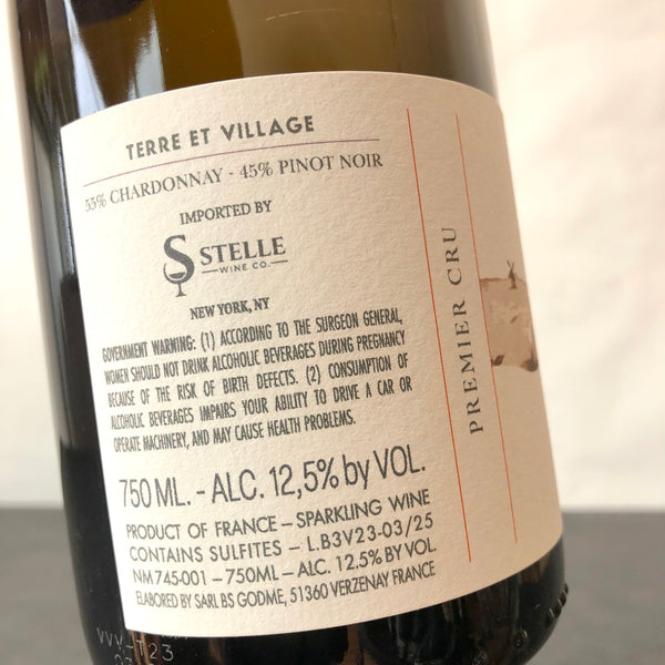 NV Matthieu Godme-Guillaume, Village V.V.V Extra Brut Champagne, France