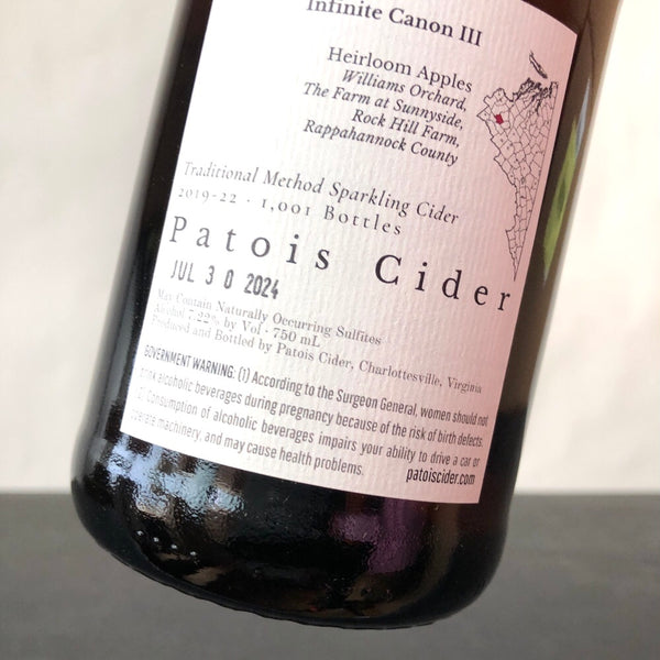 NV Patois Cider 'Infinite Canon III' Virginia, United States