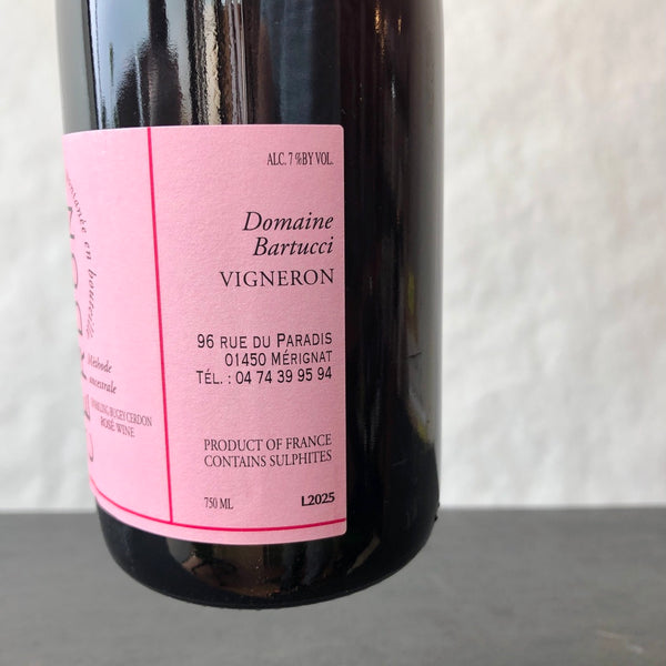NV Raphael Bartucci Methode Ancestrale Bugey Cerdon, France