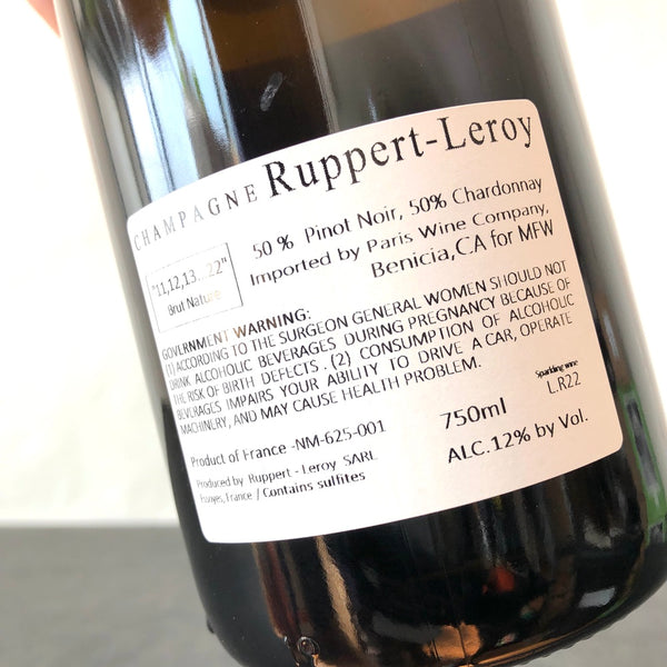 NV Ruppert-Leroy Cuvee 11-12-13 (Solera) Brut Nature Champagne, France