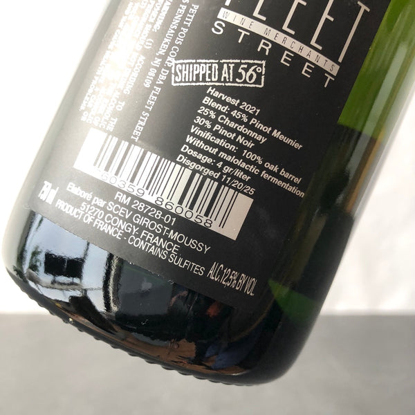 NV Sebastien Girost Brut Reserve Champagne, France (Base 2020)