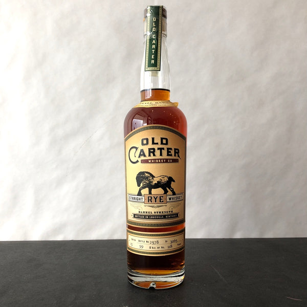 Old Carter 'Small Batch #NY-15', Straight Rye Whiskey