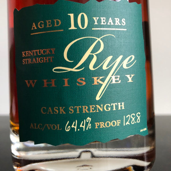 PARKER'S HERITAGE COLLECTION 10 YEAR CASK STRENGTH RYE (2023 17TH EDITION)