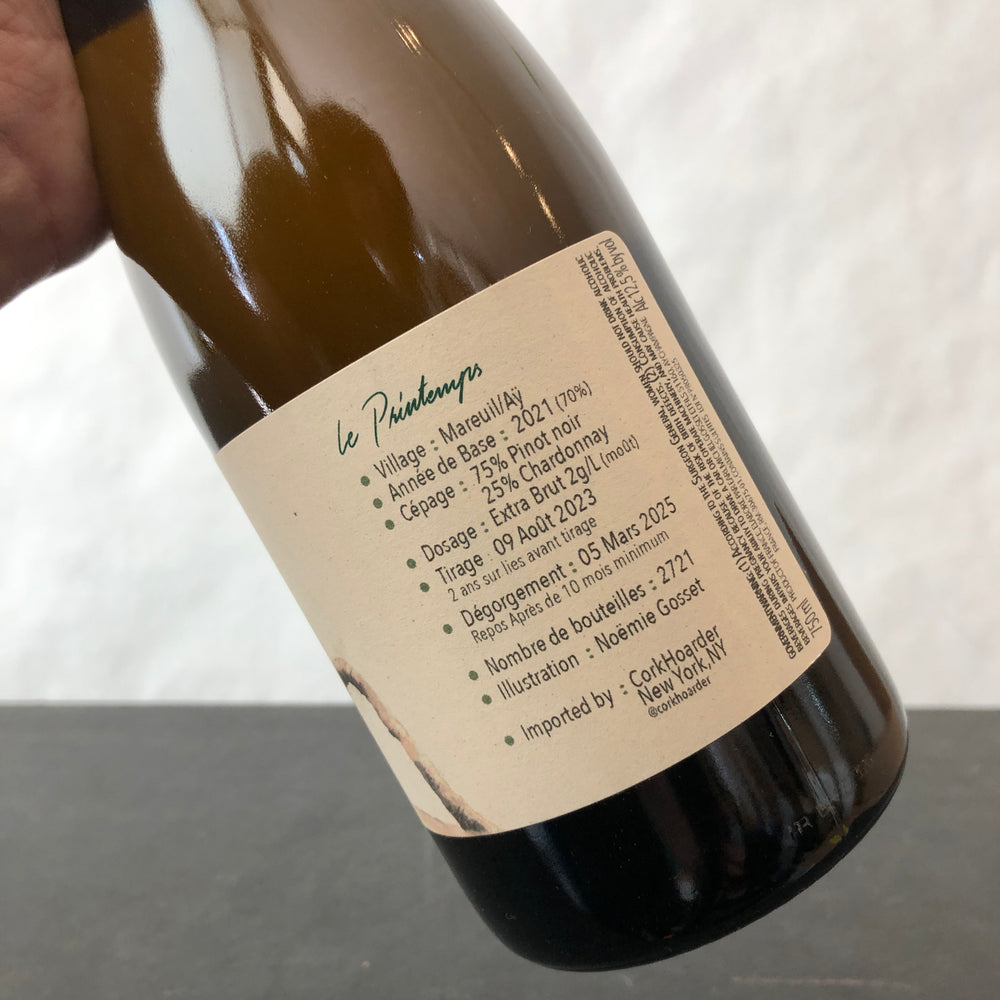 Paul Gosset 'Au Fil des Temps' le Printemps Extra Brut, Champagne, France (2021)