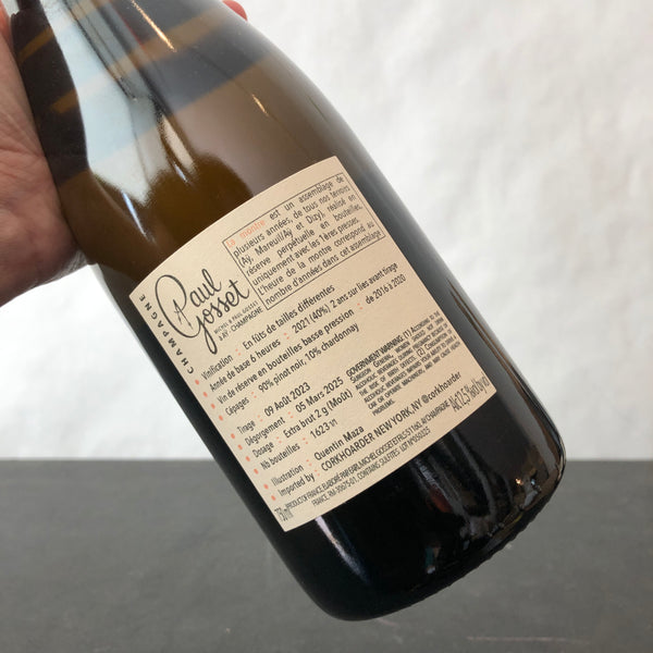 Paul Gosset 'La Montre' Extra Brut, Champagne, France (2021)