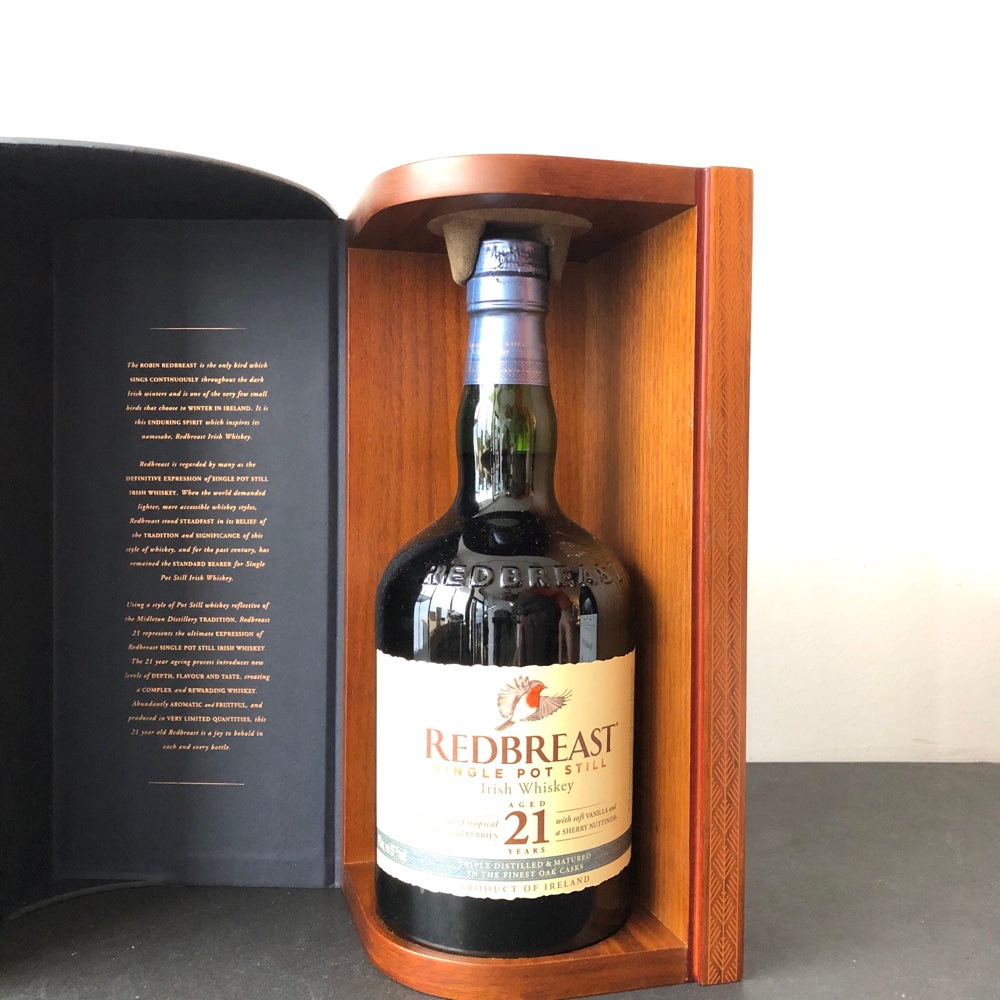 Redbreast 21 Year Old Single Pot Still Irish Whiskey, County Cork, Ireland