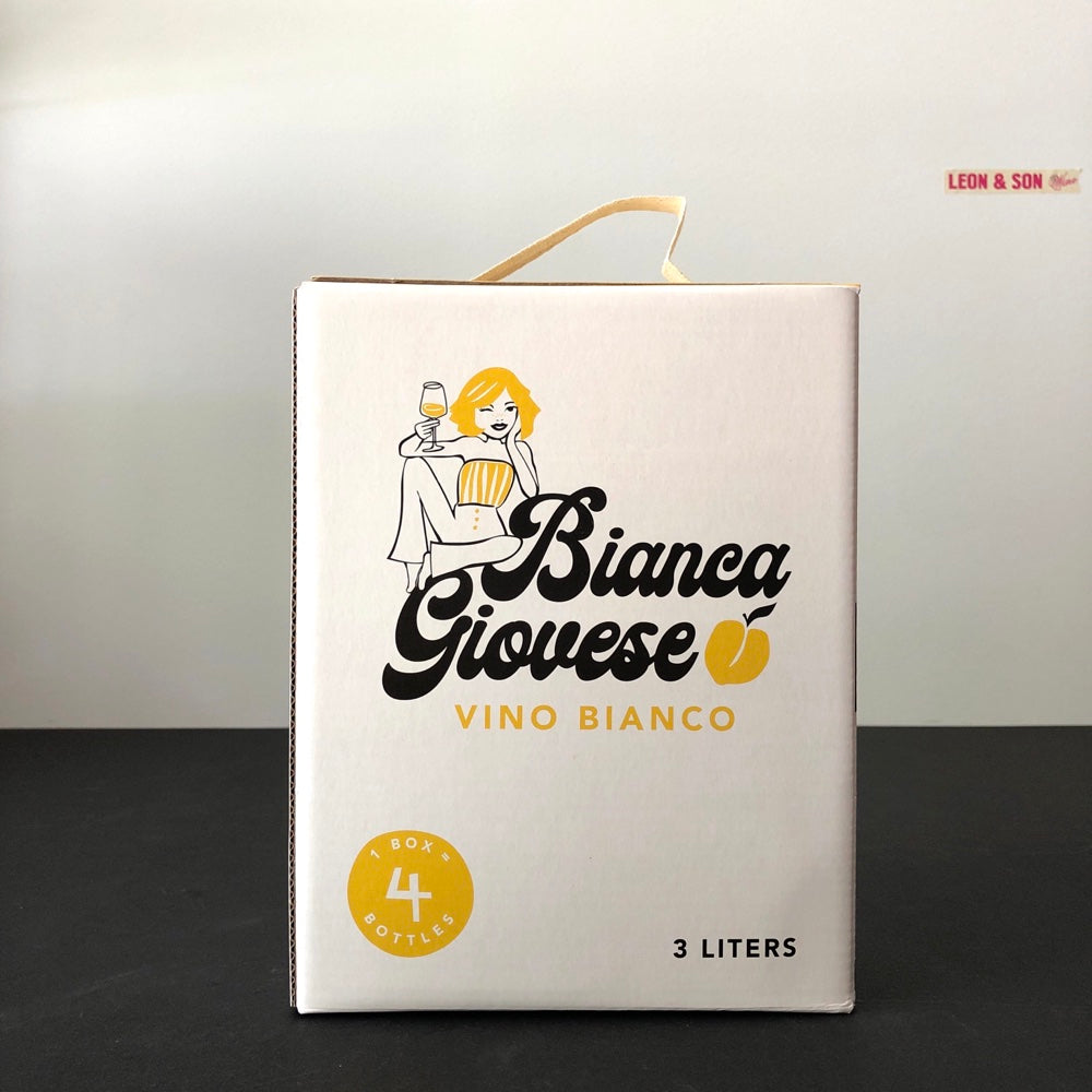 Sandy Giovese, Bianca Giovese Vino Bianco 3L Bag in Box, Marche, Italy