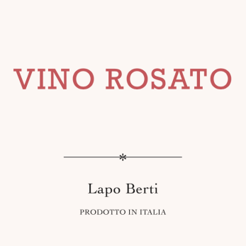 Lapo Berti Nebbiolo Rose Petillant Naturel, Piedmont, Italy