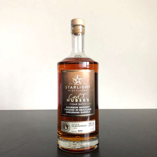 Starlight Distillery Carl T. Bourbon Whiskey, Small Batch 'Amburana Cask'