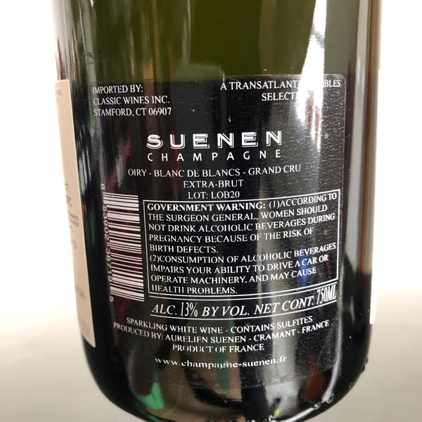 Suenen Oiry Grand Cru Blanc de Blancs Extra Brut Champagne, France [2020]