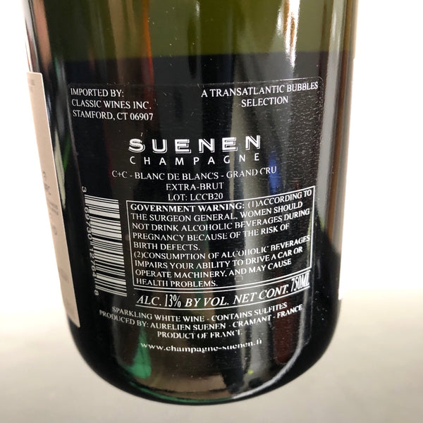 Suenen ‘C+C’ Blanc de Blanc Grand Cru Extra Brut Champagne, France [2020]