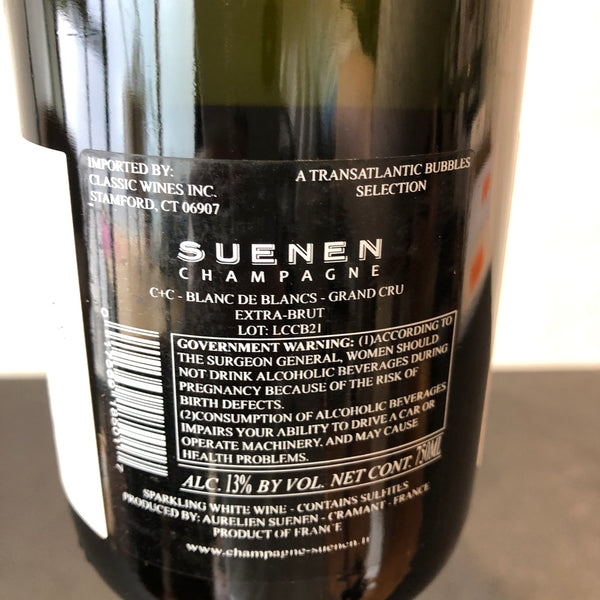 Suenen ‘C+C’ Blanc de Blanc Grand Cru Extra Brut Champagne, France [2021]