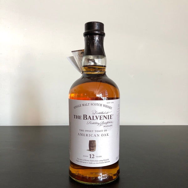 The Balvenie 12 Year Old Sweet Toast of American Oak Single Malt Scotch Whisky Speyside, Scotland