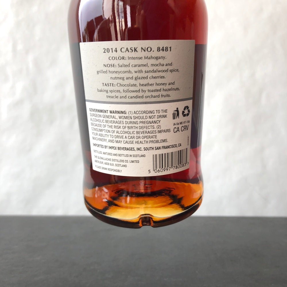 The GlenAllachie 11 Year Old 2014 Mizunara Hogshead, Single Malt Whisky, Speyside, Scotland