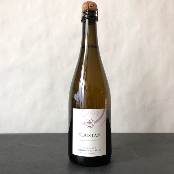 Thomas de Marne 'Goustan' Blanc de Noirs Brut Nature, Champagne, France (R22)
