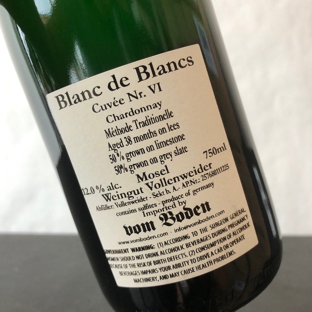 Vollenweider Blanc de Blancs Nr. VI Brut Nature, Mosel, Germany