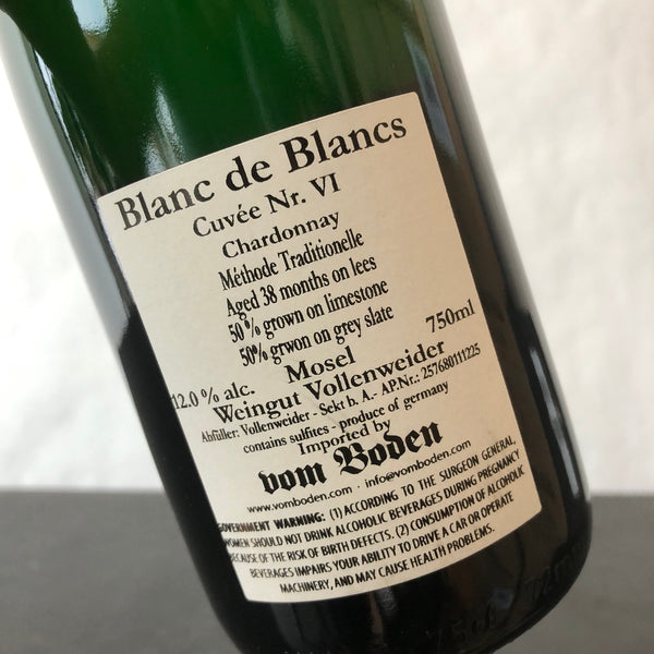 Vollenweider Blanc de Blancs Nr. VI Brut Nature, Mosel, Germany