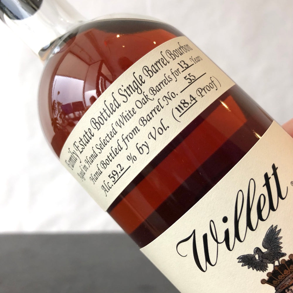 Willett Family Estate Rare Release 13 YR #55, Straight Bourbon Whiskey, Kentucky, USA