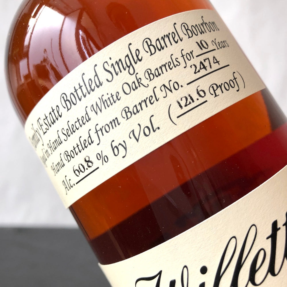 Willett Family Estate Rare Release ‘Leon & Son' 10 Year Old Straight Bourbon Whiskey, Kentucky, USA #12474