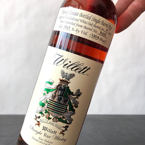 Willett Family Estate Straight Rye Whiskey, 'Rare Release 11 YR, #6226 - Skurnik Selection - 9th Floor'
