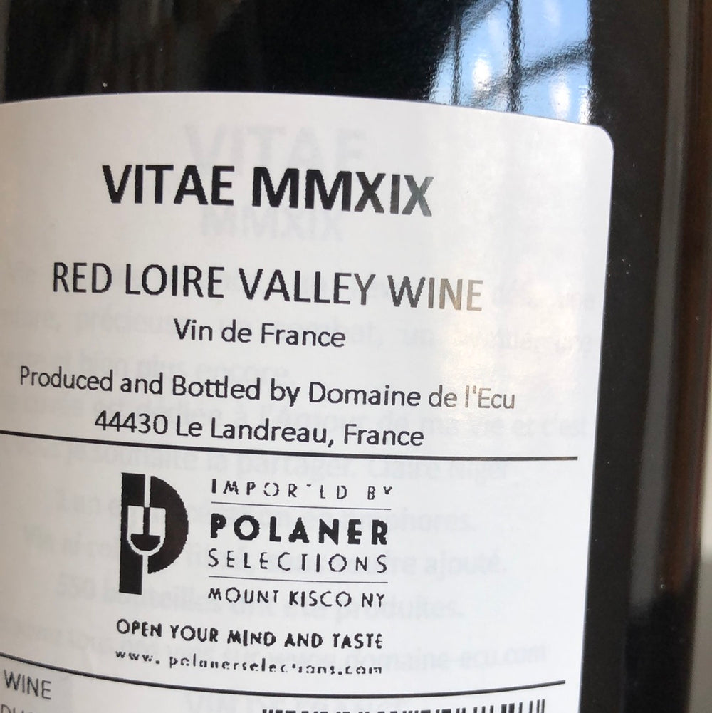 2018 Domaine de l'Ecu 'Vitae' (Cabernet Franc / Cabernet Sauvignon), Vin de France