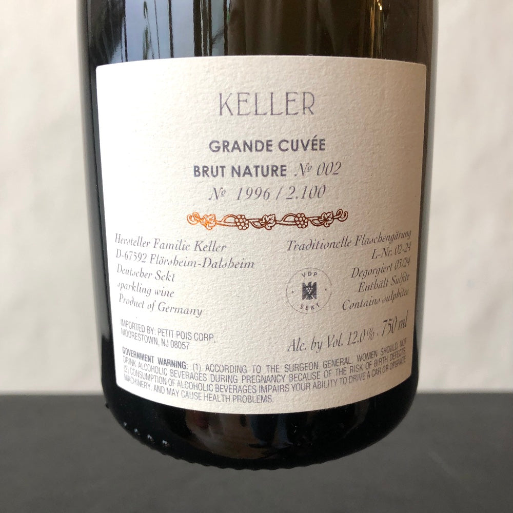Weingut Keller Grande Cuvee Sekt Brut Nature No. 002, Rheinhessen, Germany
