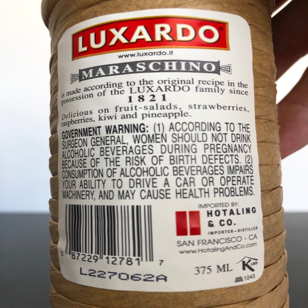 Luxardo Maraschino Originale Liqueur 375ml, Veneto, Italy