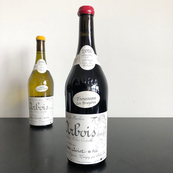 2016 Lucien Aviet & Fils Arbois Caveau de Bacchus Trousseau 'Les Bruyeres' Cuvee des Geologues, Jura, France