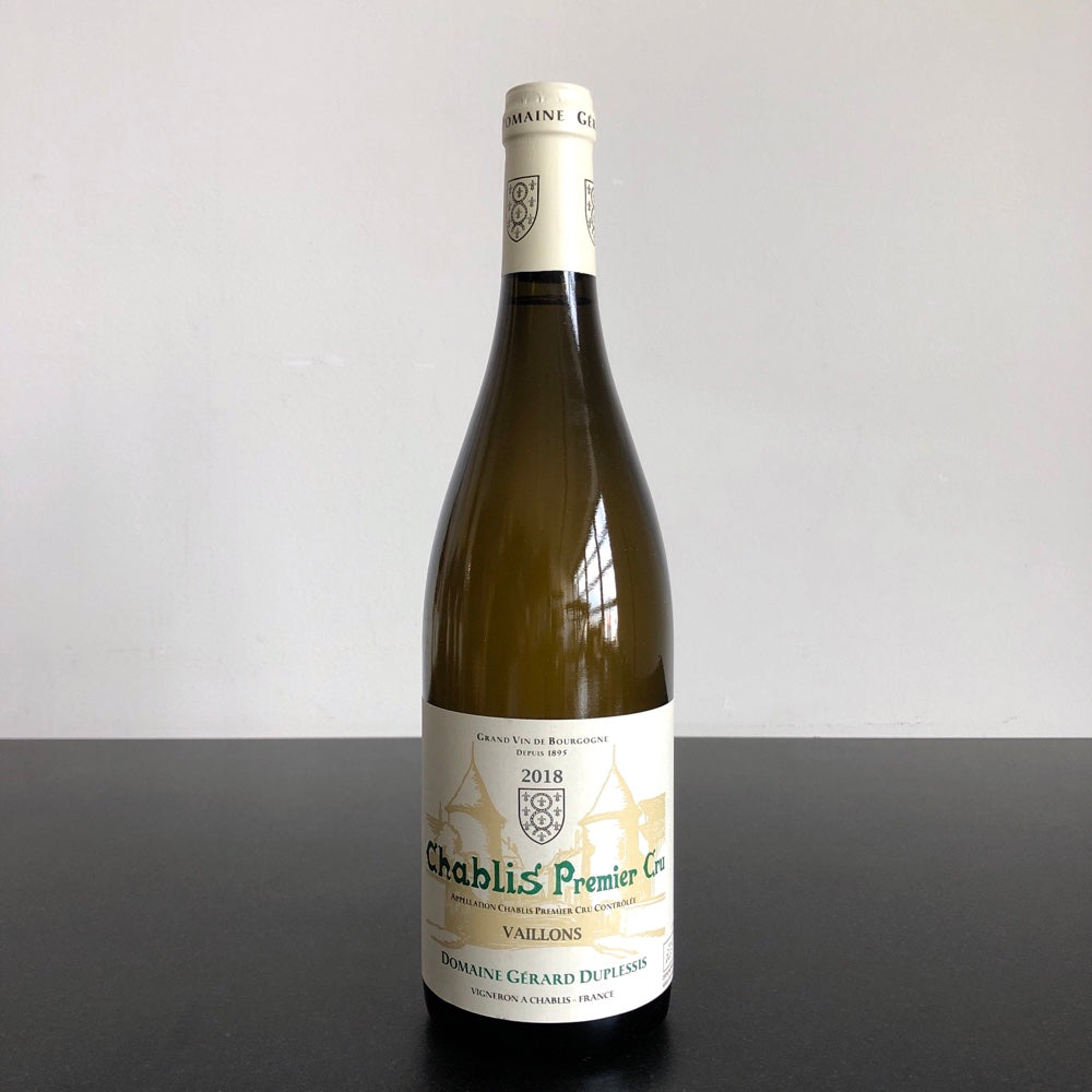 2018 Domaine Gerard Duplessis Vaillons, Chablis Premier Cru, France