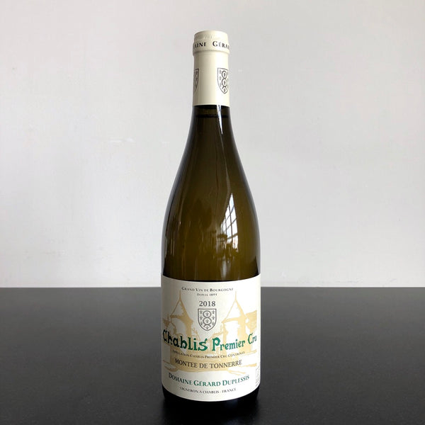 2018 Domaine Gerard Duplessis Montee de Tonnerre, Chablis Premier Cru, France