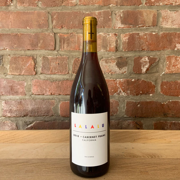 2019 Inconnu 'Lalalu' Cabernet Franc, Contra Costa County, USA