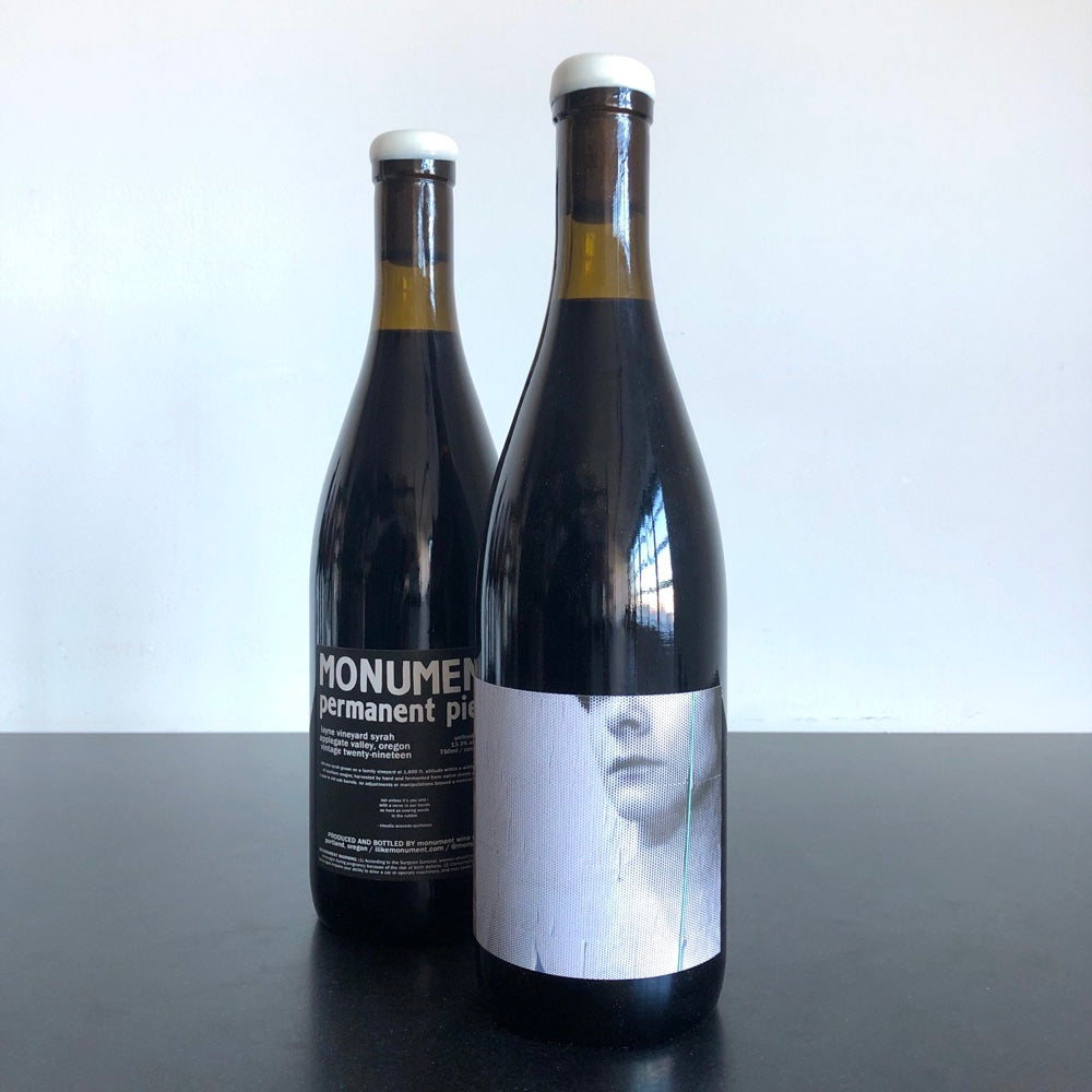 2019 Monument Wine Company, Syrah Permanent Piece Layne Vineyard Applegate Valley, Oregon