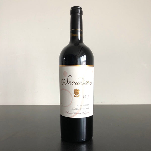 2018 Snowden Vineyards Melchior Kemper Vineyard Cabernet Franc Napa Valley, USA