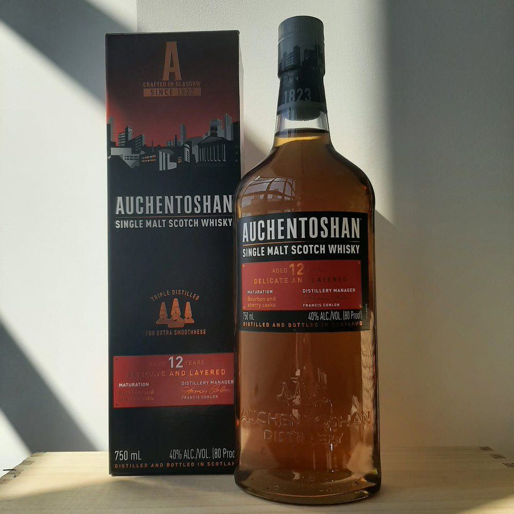 NV Auchentoshan 12 Year Old Single Malt Scotch Whisky, Lowlands, Scotland