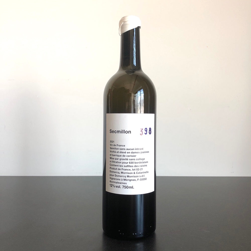 2021 Ormiale 'Secmillon' Blanc, Bordeaux, France