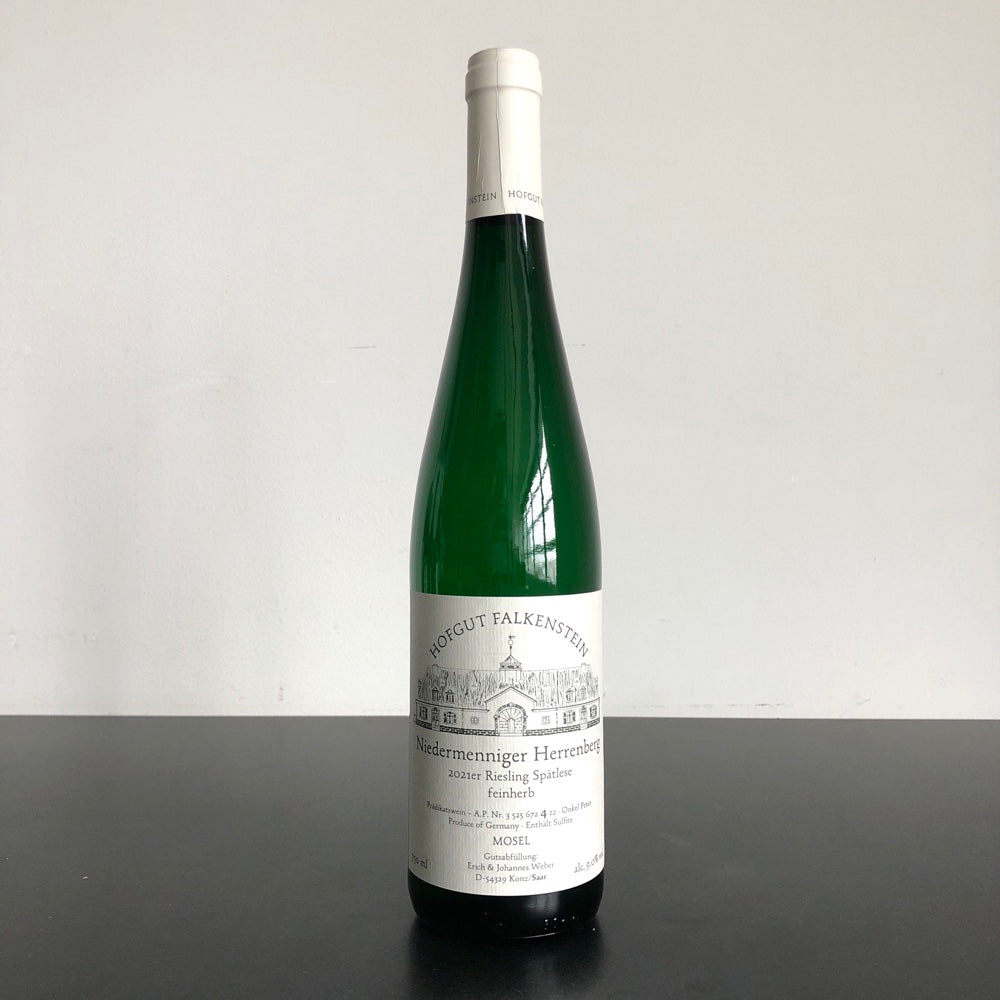 2021 Hofgut Falkenstein, Niedermenniger Herrenberg Riesling Spatlese feinherb Onkel Peter AP-4, Saar, Germany