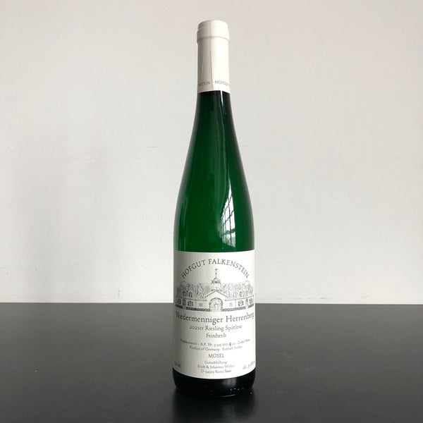 2022 Hofgut Falkenstein, Niedermenniger Herrenberg Riesling Spatlese feinherb Onkel Peter AP-4, Saar, Germany