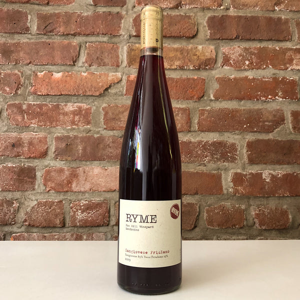 2019 Ryme Wine Cellars Fox Hill Vineyard Sangiovese - Friulano Mendocino, USA