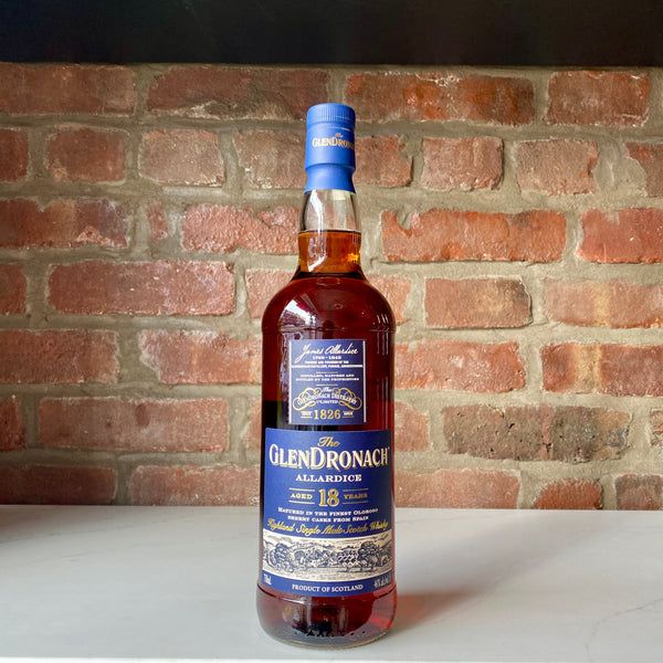 The GlenDronach, 18 Year Old Allardice Highland Single Malt Scotch