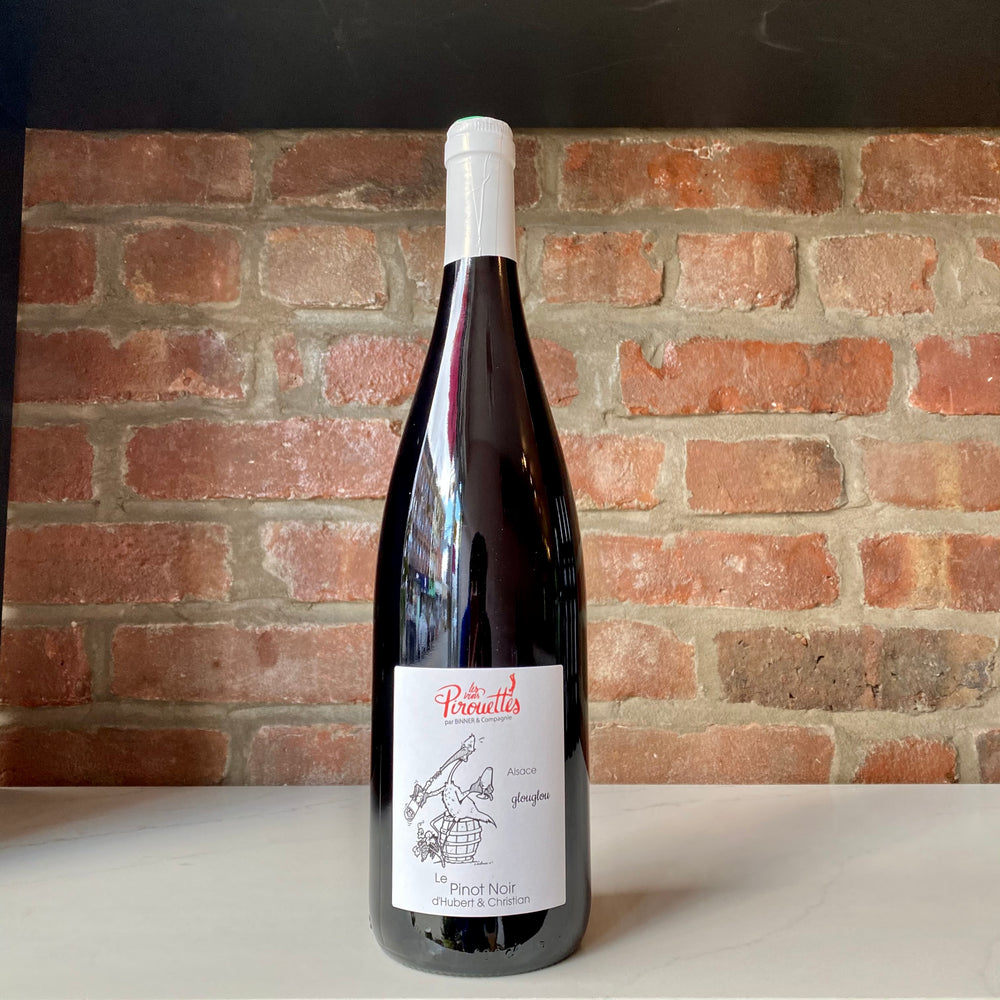2018 Les Vins Pirouettes Le Pinot Noir d'Hubert et Christian "GlouGlou" 1L, Alsace, France