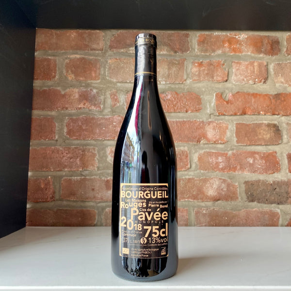 2019 Pierre Borel Bourgueil, Clos De Pavée Les Maisons Monopole Rouge, Loire France