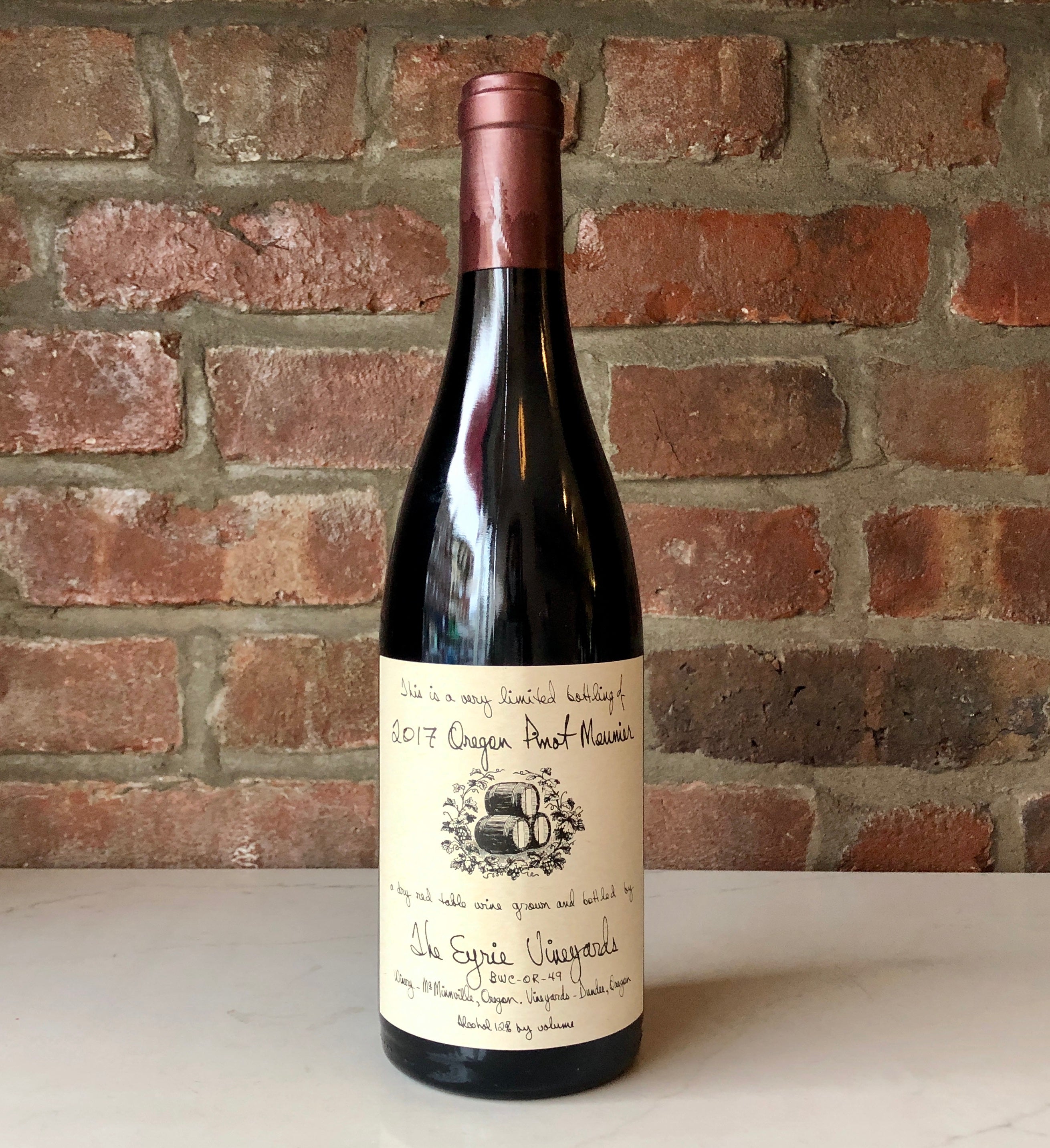 2017 The Eyrie Vineyards Pinot Meunier, Oregon, USA – Leon & Son Wine ...