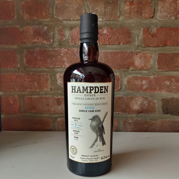 2011 Hampden Estate 'Peewee' LFCH Single Cask #289 Jamaican Rum