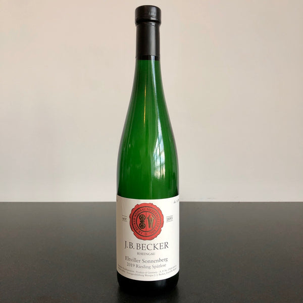 2019 J.B. Becker Eltviller Sonnenberg Riesling Spatlese Rheingau, Germany