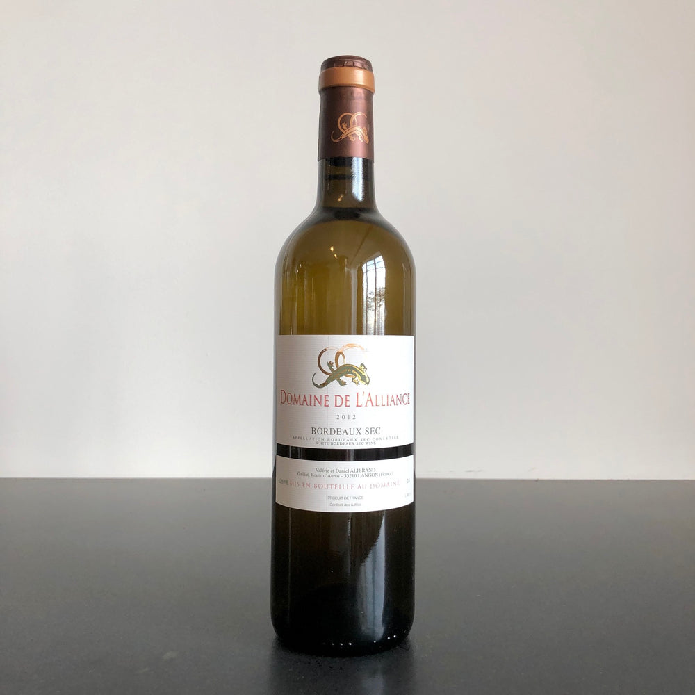 2012 Domaine de l'Alliance 'Definition' Blanc Sec Bordeaux, France